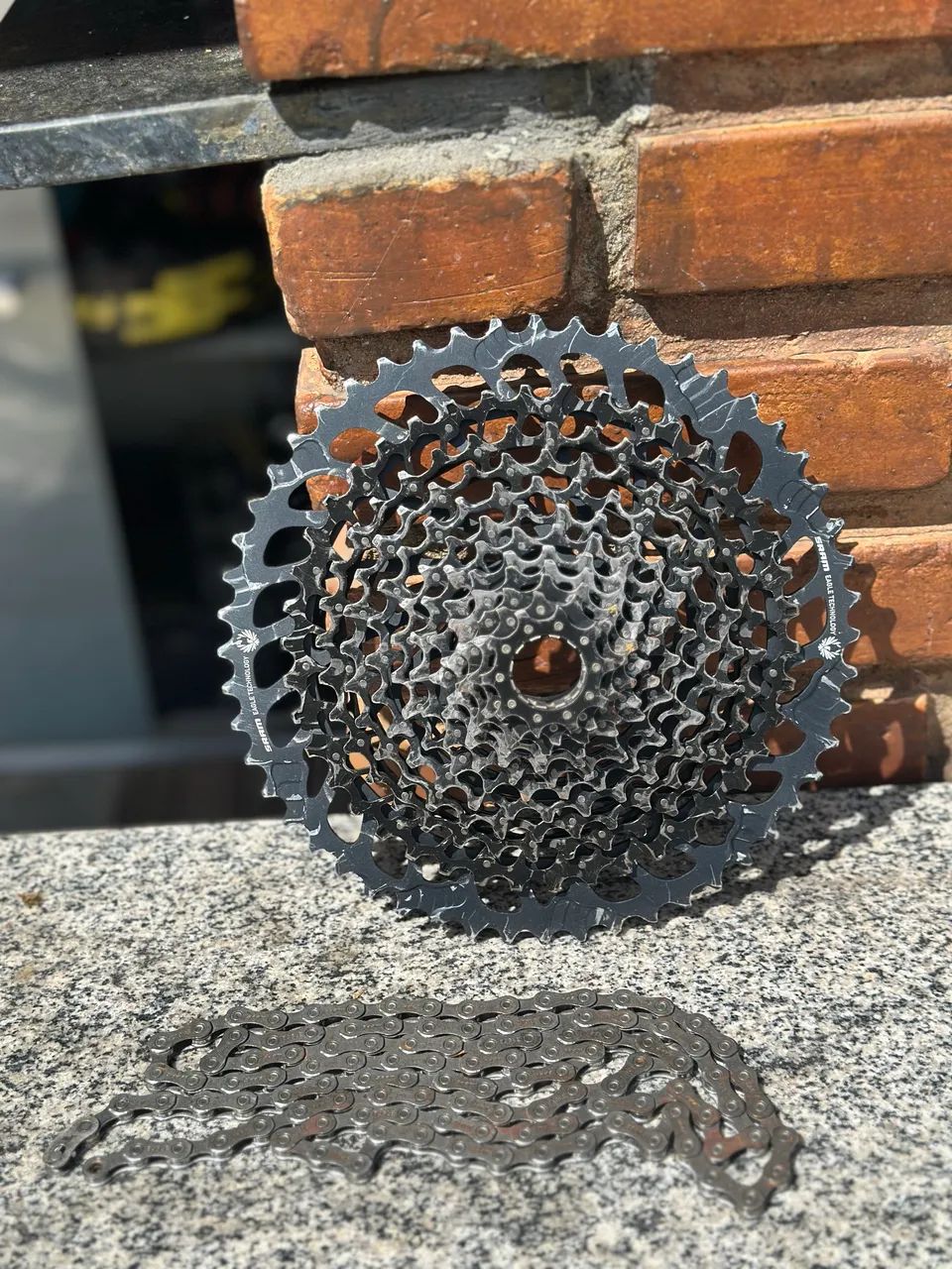 K7 é corrente sram gx lunar 12v xd 10x52d - Acessórios de Ciclismo