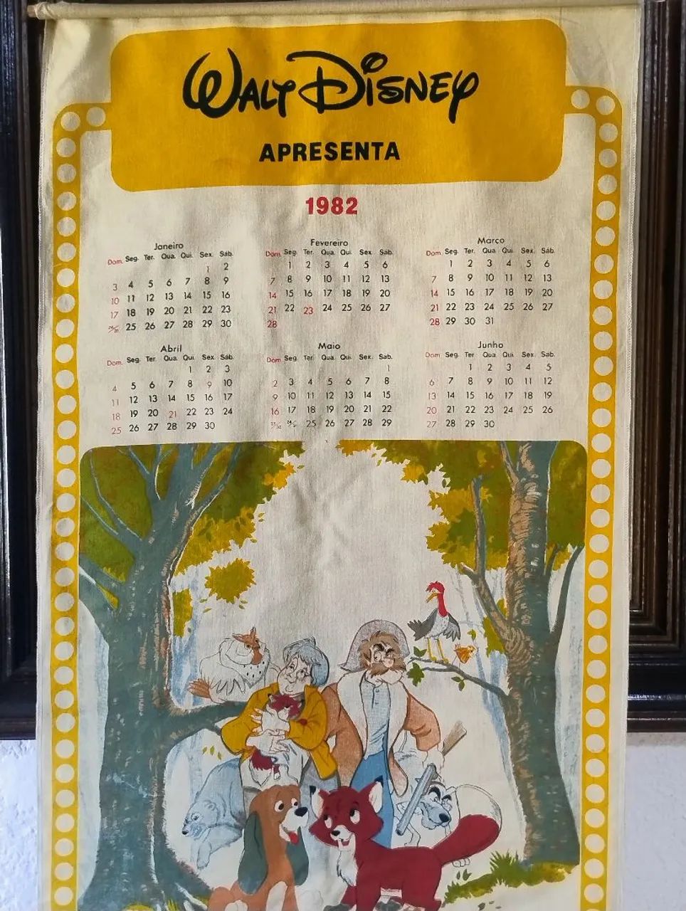 Calendário Disney 1982 - Foto 2
