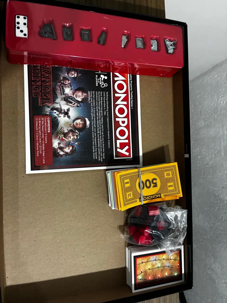 monopoly stranger things em inglês nunca usado 