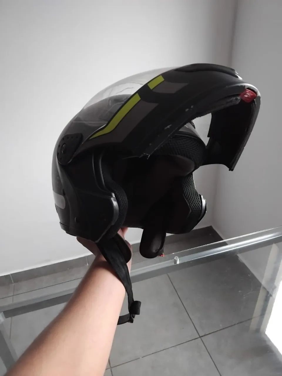 Capacete de Moto Escamoteável Mixs Gladiator Articulado - Foto 6