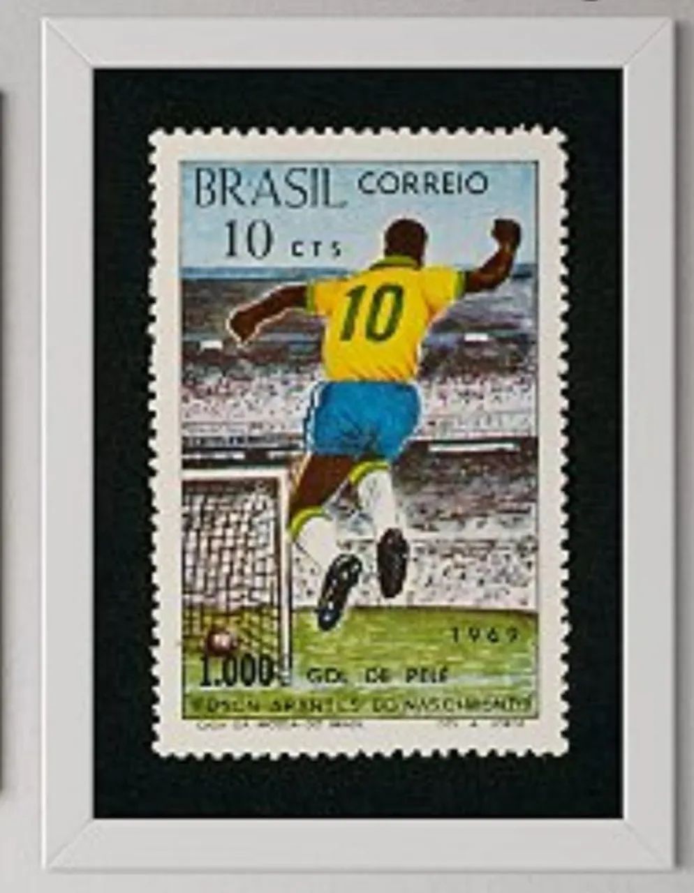 Selo dos mil gols do Pelé 
