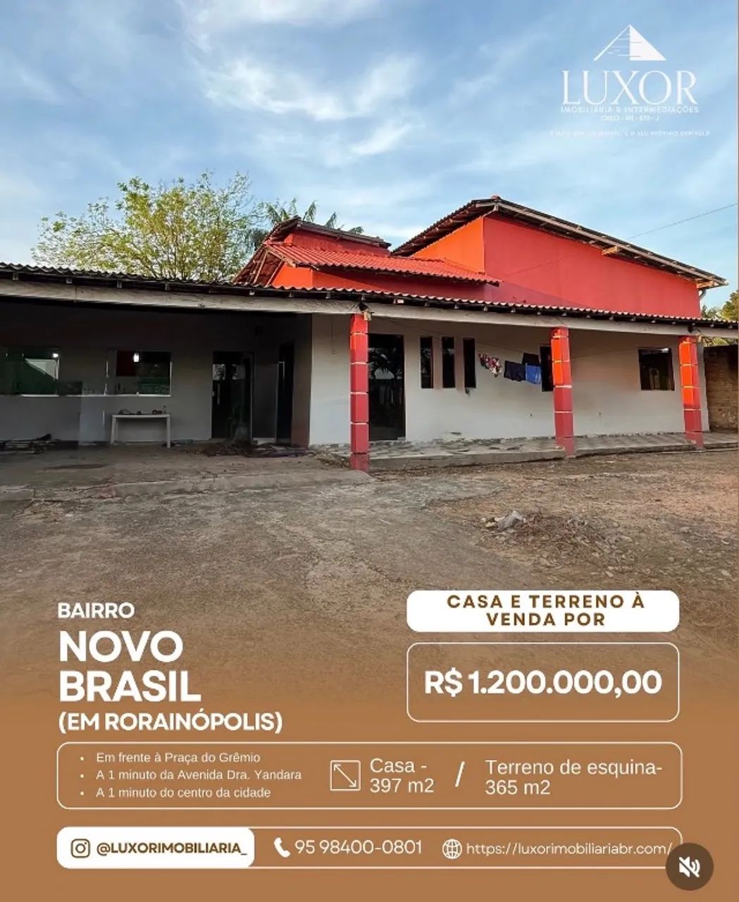 Casa + terreno RORAINÓPOLIS