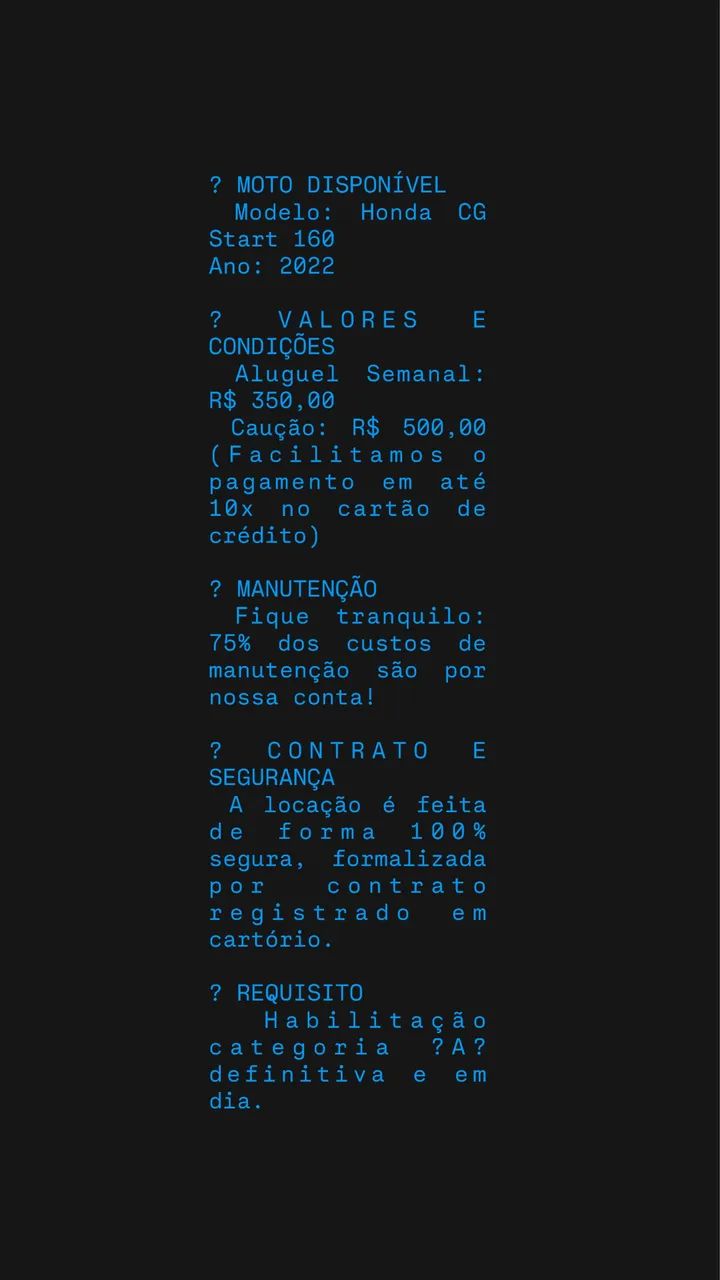 ALUGUEL DE MOTO  - Foto 2