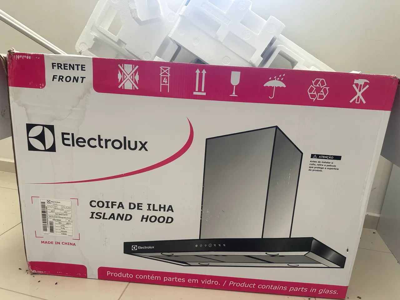 Coifa ilha Electrolux nova na caixa - Foto 5