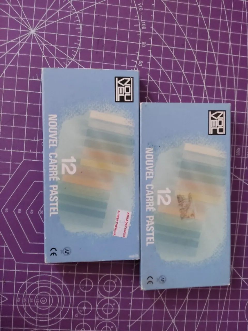 Giz Pastel Seco 24 cores - Foto 2