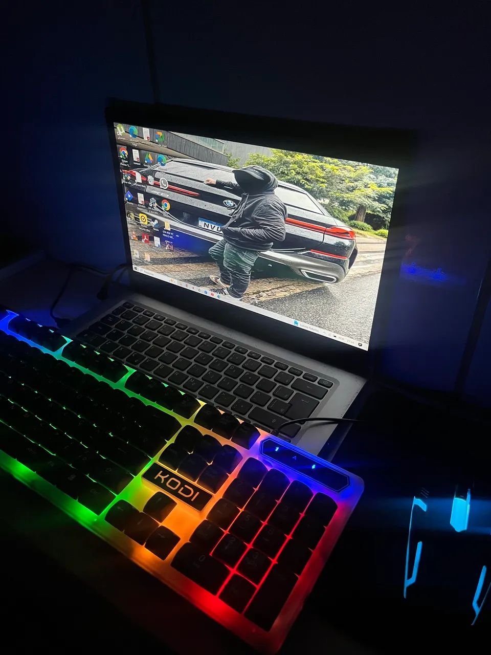 TECLADO MECÂNICO KODI RGB COM MOUSE - Foto 5