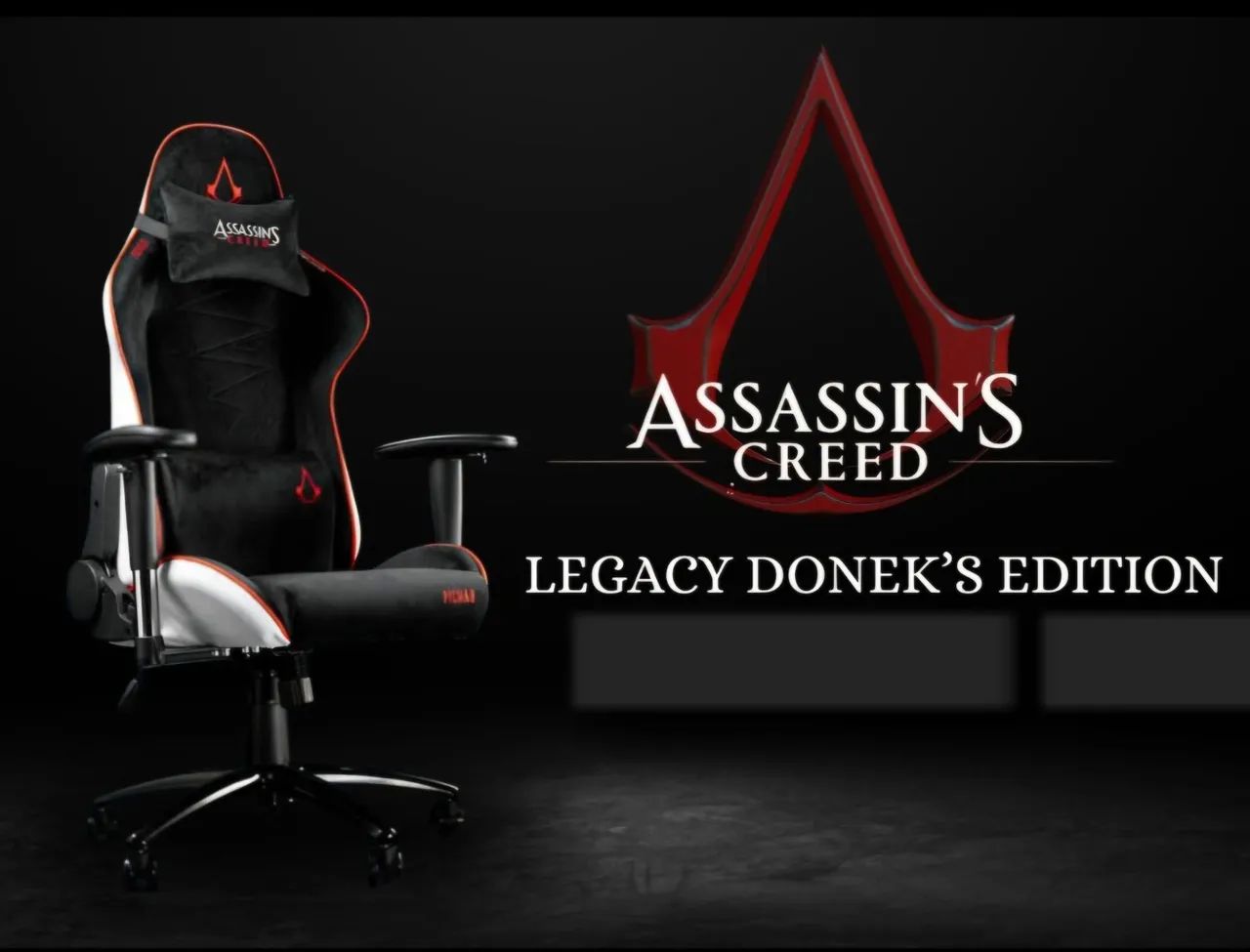 Donek Gaming Chair – Assassin's Creed Legacy Limited Edition, Brand New and Never Used