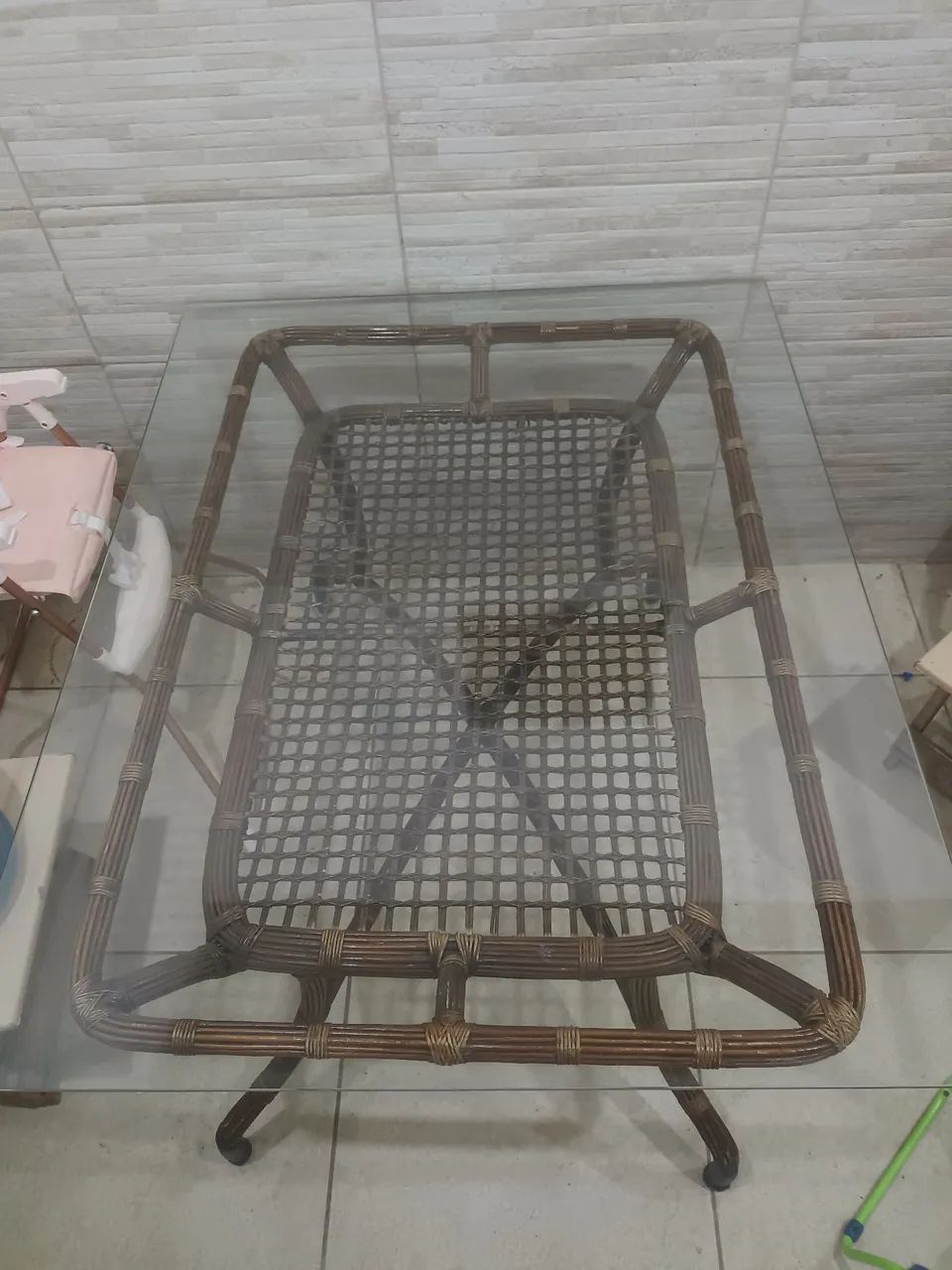 Mesa vidro 6 lugares  - Foto 3