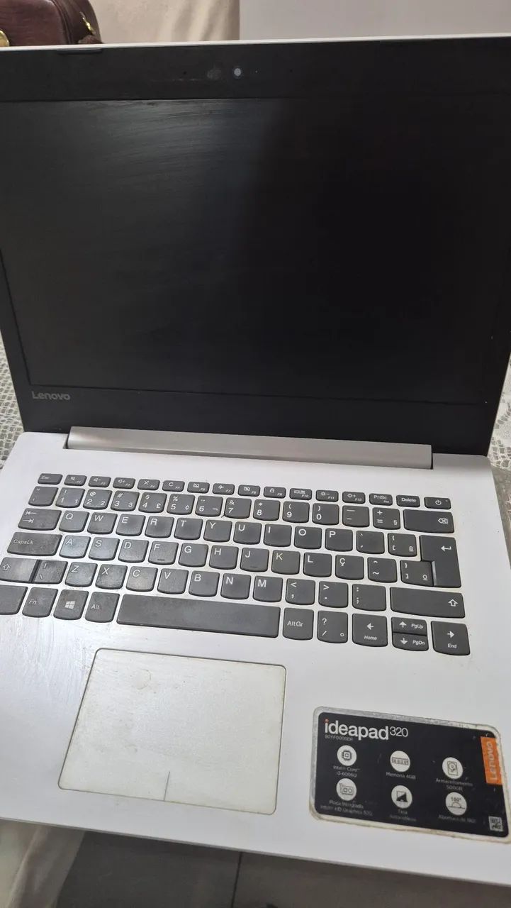 Notebook idepad 320 Lenovo branco - Foto 2