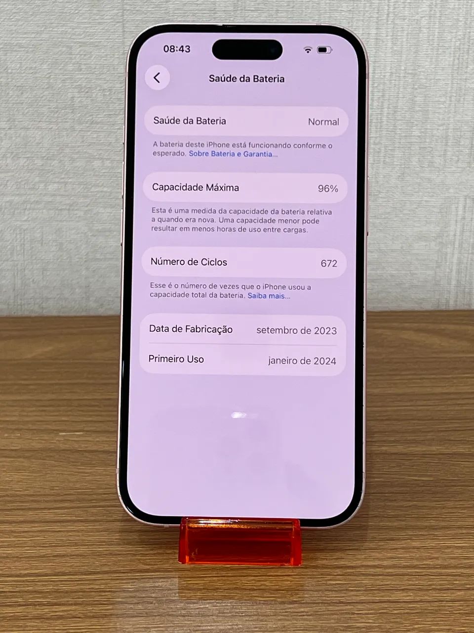 iPhone 15 - 128GB - Pink - Foto 5