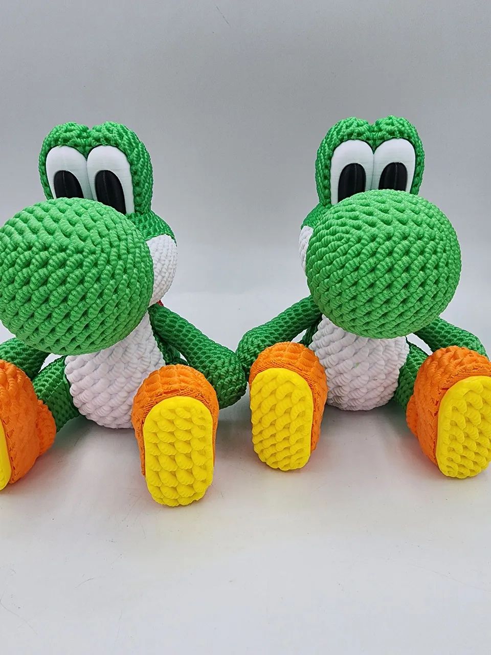 Boneco yoshi estilo crochê 
