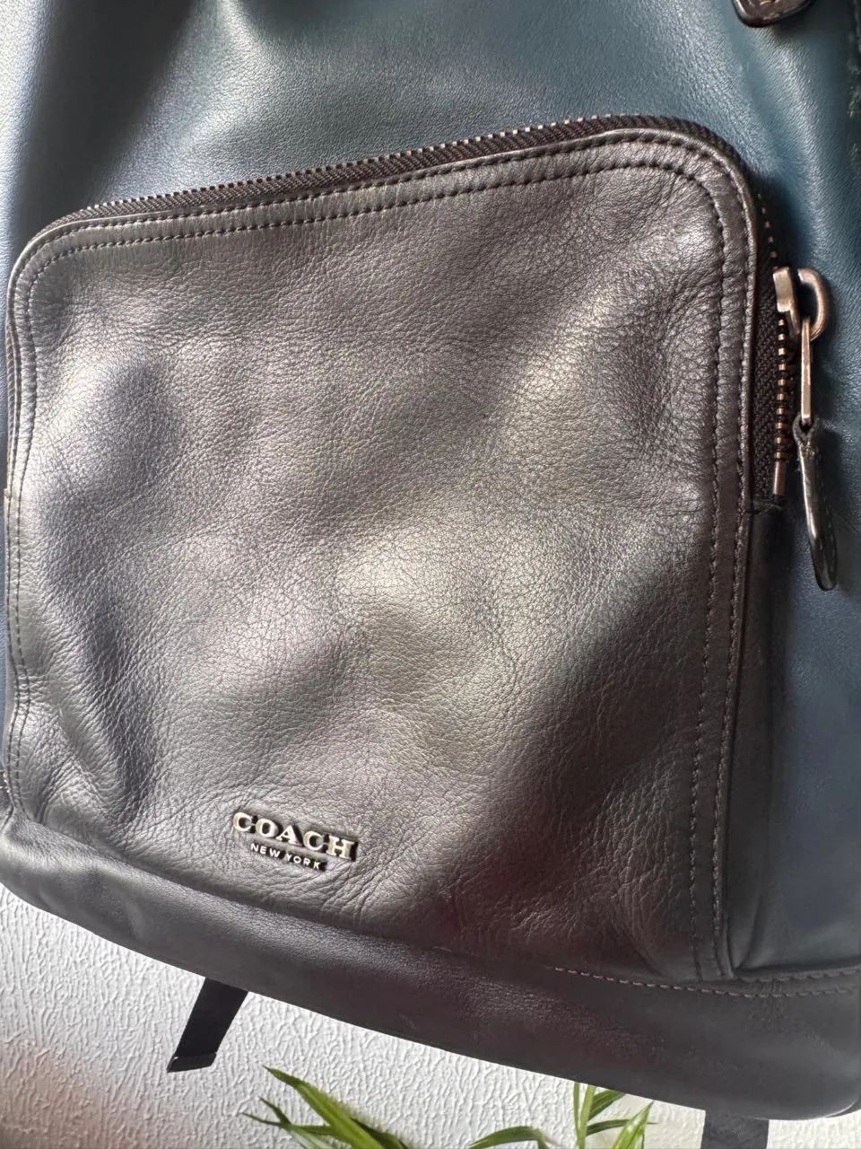 Mochila Couro Legítimo Coach Nova York  - Foto 3