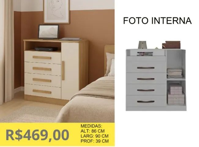COMODA A PRONTA ENTREGA