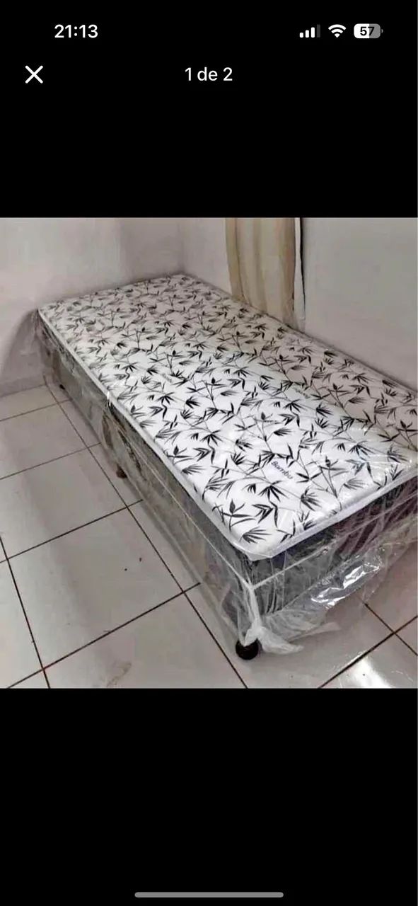 Cama Box solteiro | Frete gratis.  - Foto 2