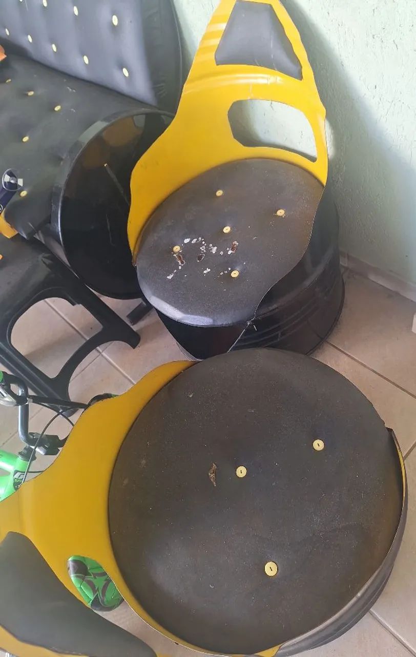Vendo jogo de poltrona rústica em tonel - Foto 2