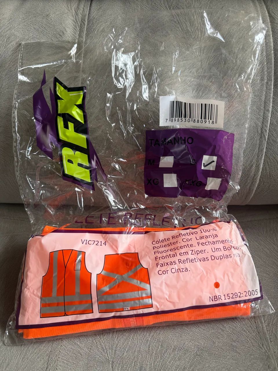2 Coletes Refletivo RFX TAM G - Foto 4