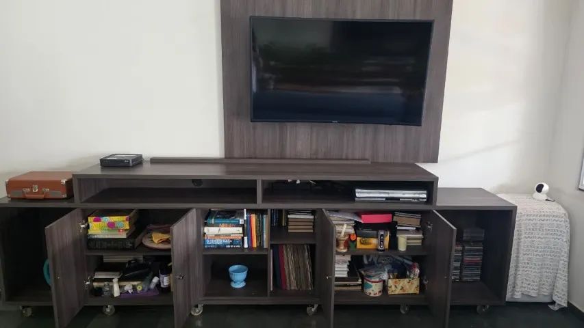 Rack planejada e painel TV - Foto 3