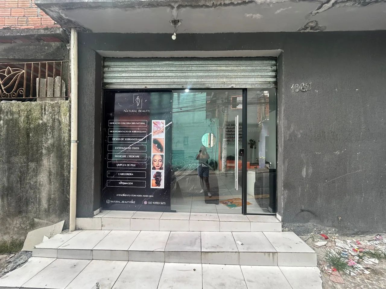 Porta de vidro impecável completa! - Foto 2