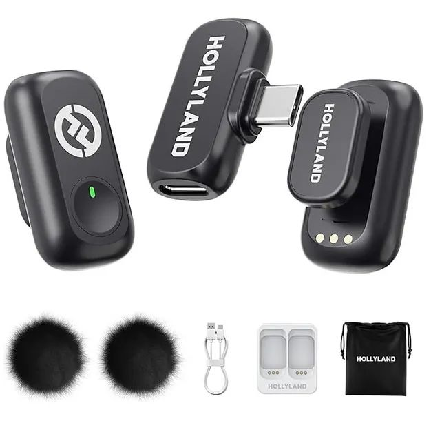 Microfone Hollyland Lark A1 Mini Usb-c Preto