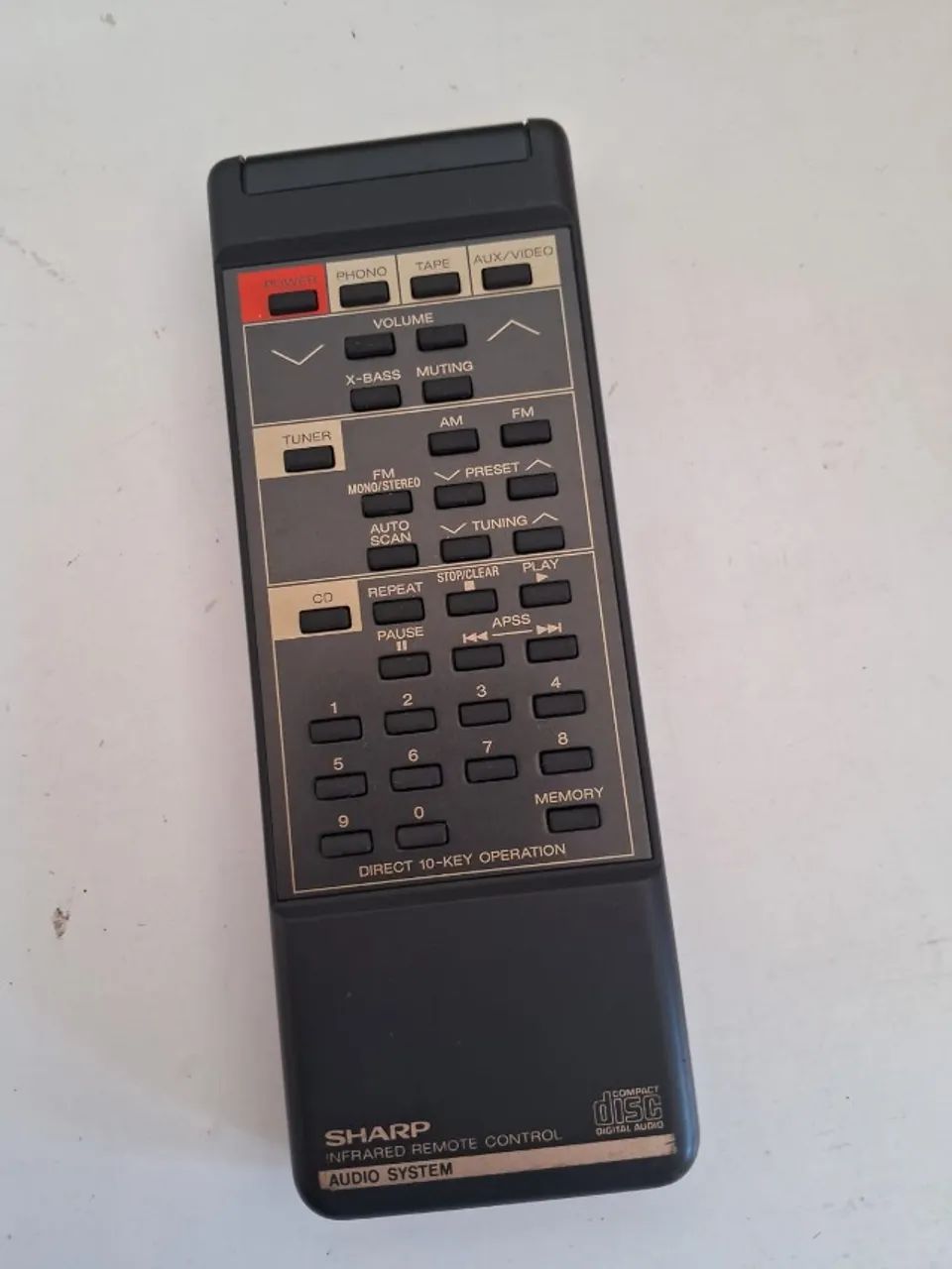 Controle Remoto Stereo System Sharp
