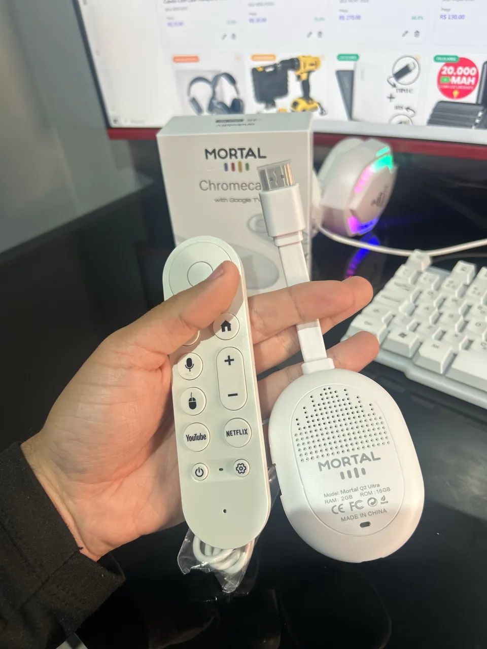 TV Stick Android 14.0 Mortal Q2 Ultra - Foto 2