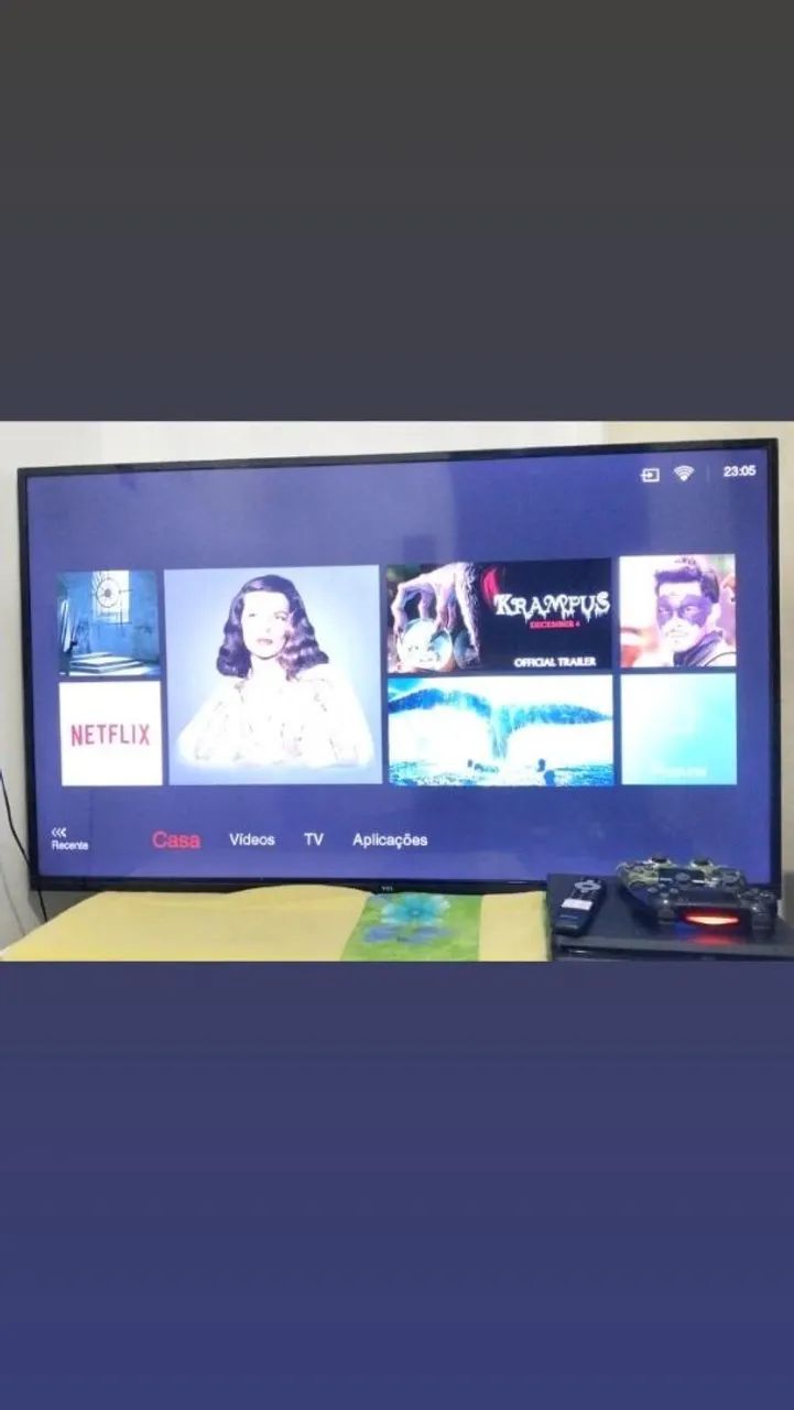Ps4 e televisão TCL 55 POLEGADAS!!! - Foto 2