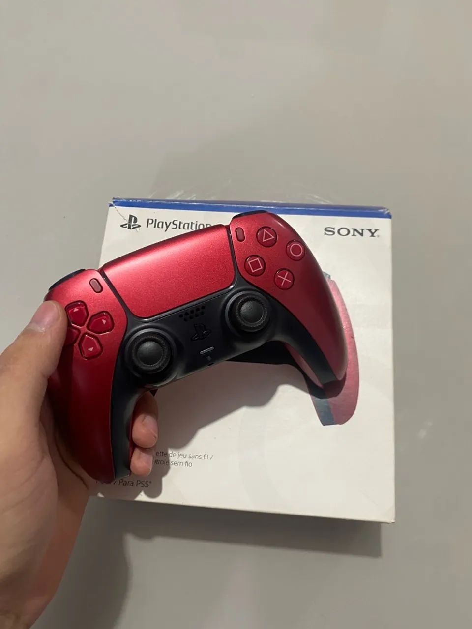 Controle ps5 vermelho com hall effect - Foto 2