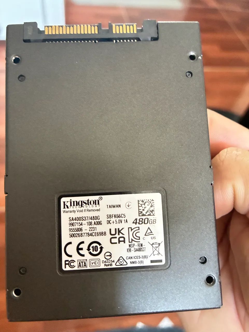 SSD Kingston, 480gb - SA400S37 - Foto 2