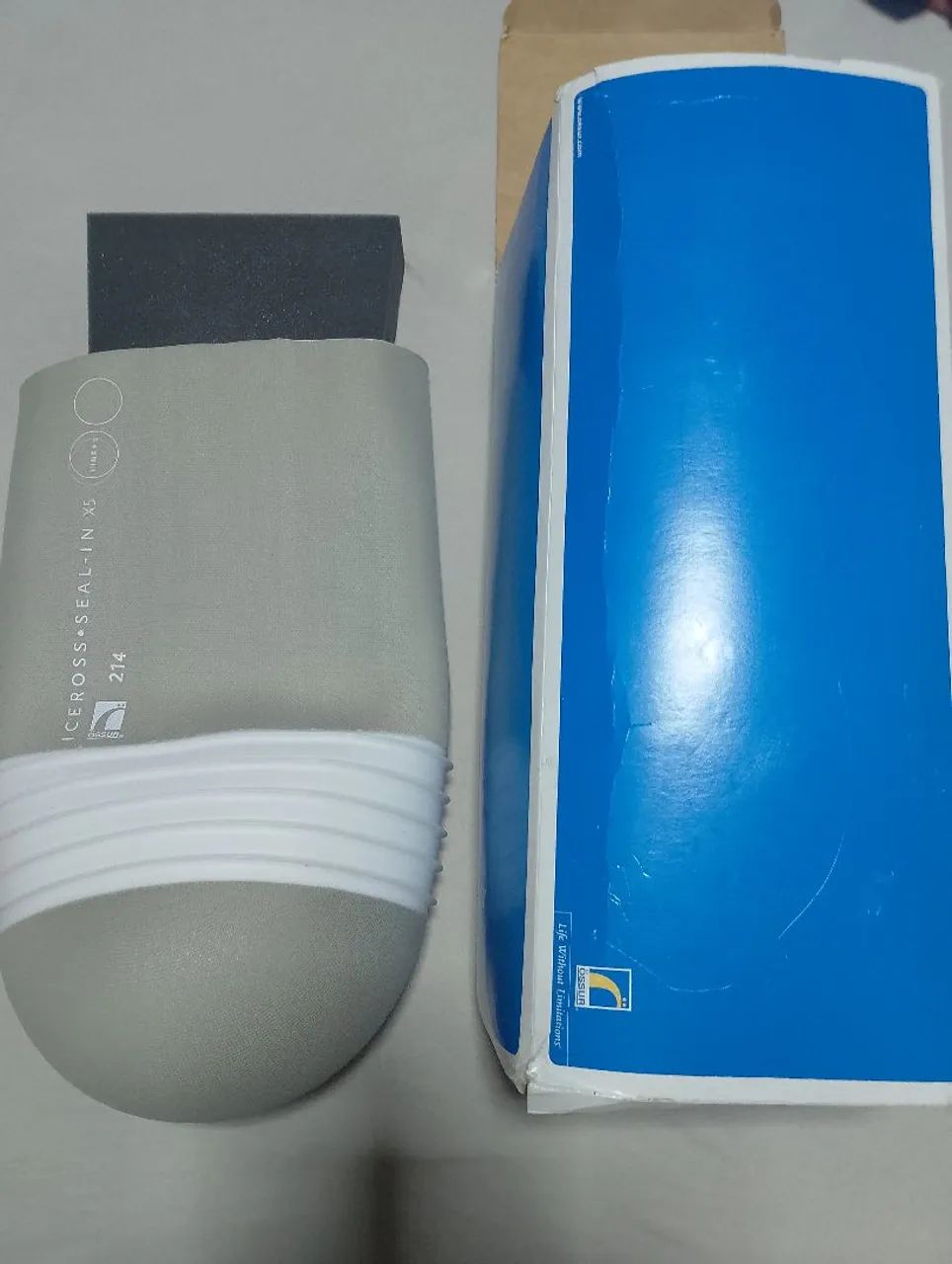 Silicone liner ossur 5 aneis medida 55 cm
