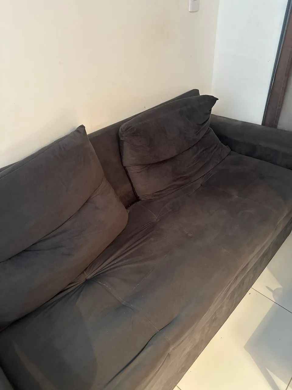 Vendo sofá cinza - Foto 3