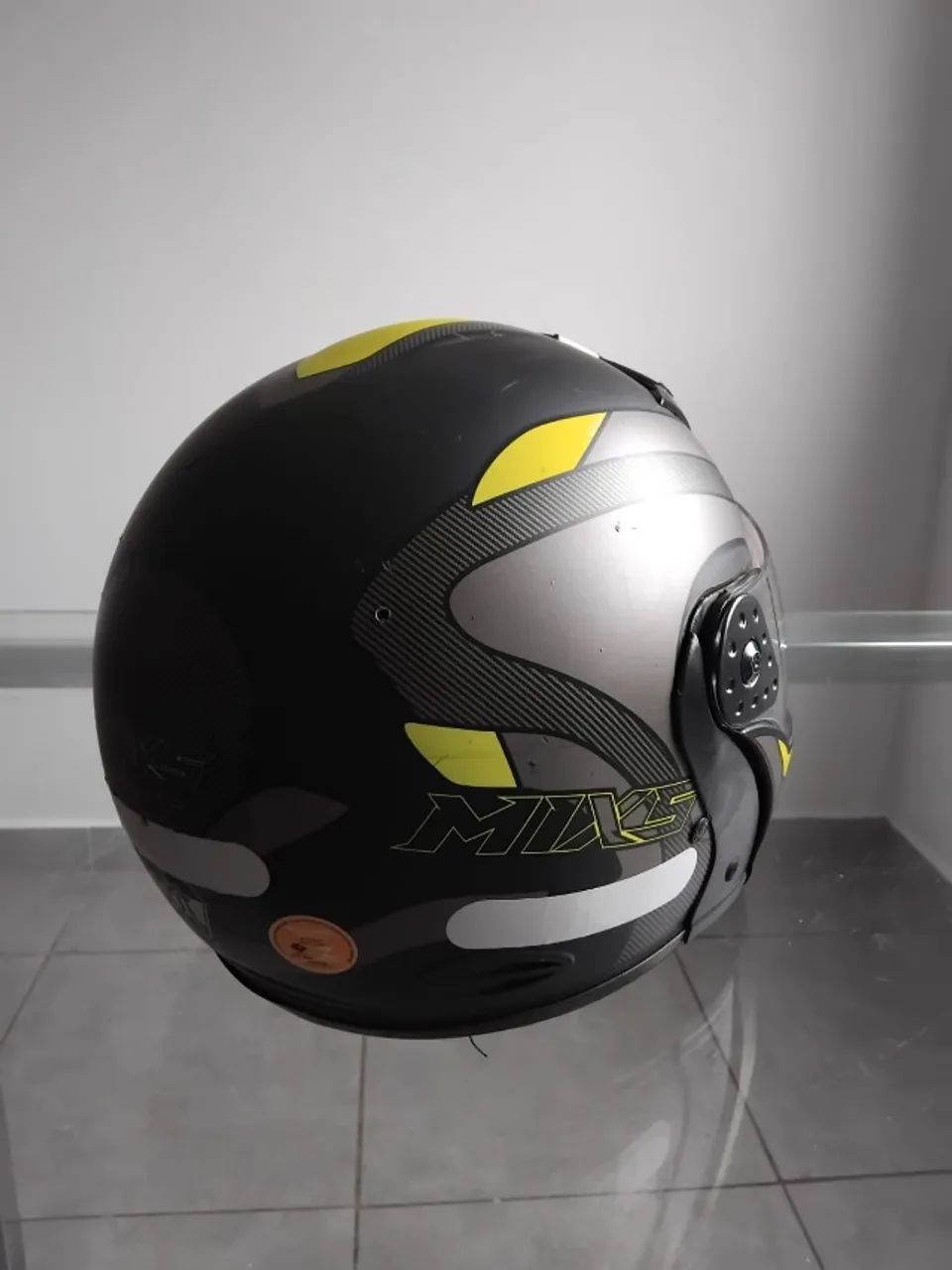 Capacete de Moto Escamoteável Mixs Gladiator Articulado - Foto 8