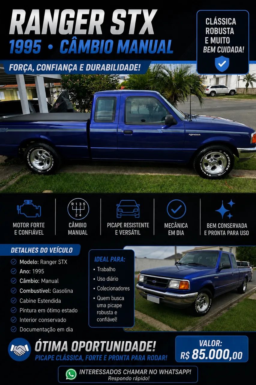Ford Ranger STX 4.0 CS/ CE 1995