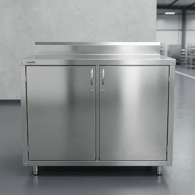 Armário em inox 1050X450X780 