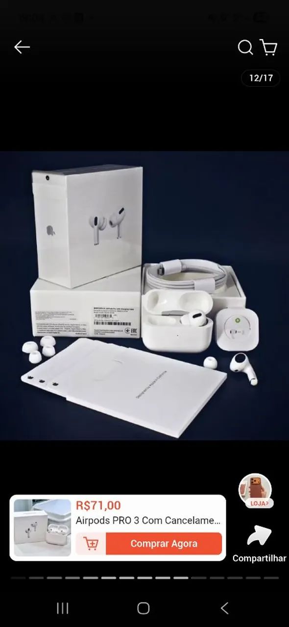 AirPods Pro 本体 APPLE FONE AIRPODS PRO COM MAGSAFE MLWK3AM/A | Amazon.com.br