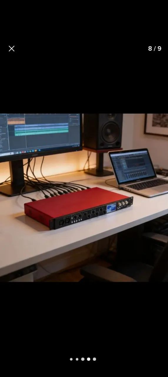 Interface de áudio Focusrite Scarlett 18i20 2 geração 8 canais  - Foto 2