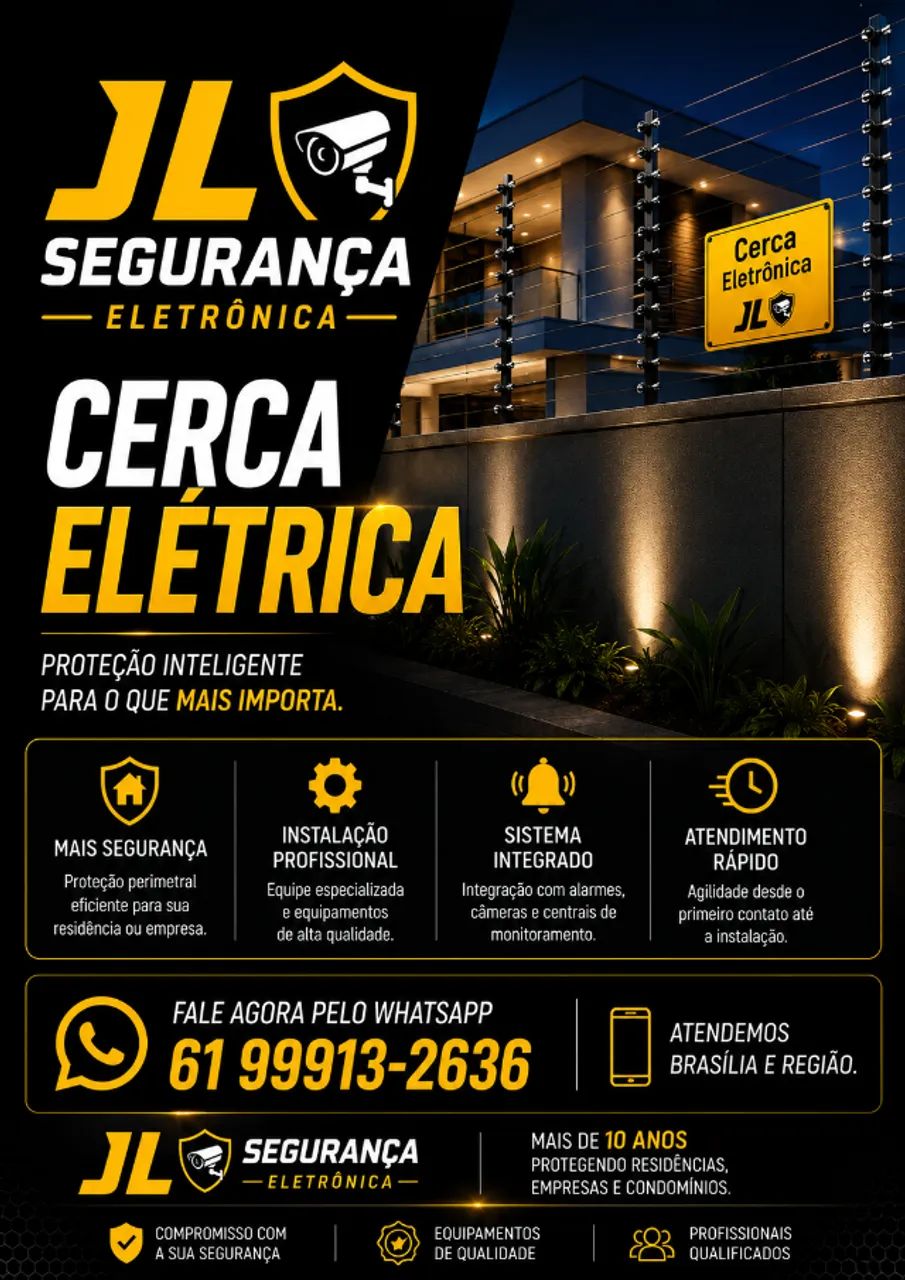 Manutenção e instalação de cerca elétrica sobradinho DF 
