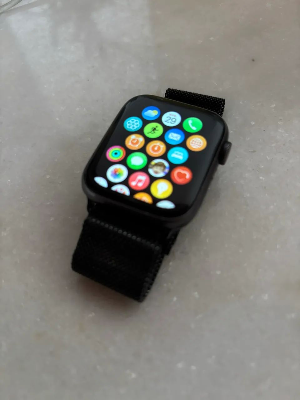 Apple Watch Series 5 44mm GPS + Cellular + Pulseira Milanese - Foto 3