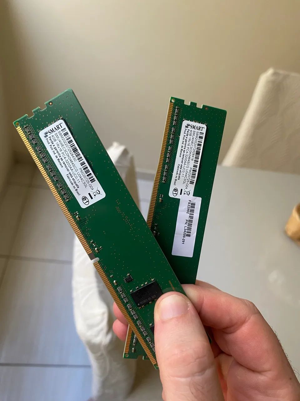 Kit 8gb (2x4gb) RAM DDR4 3200mhz - Foto 3