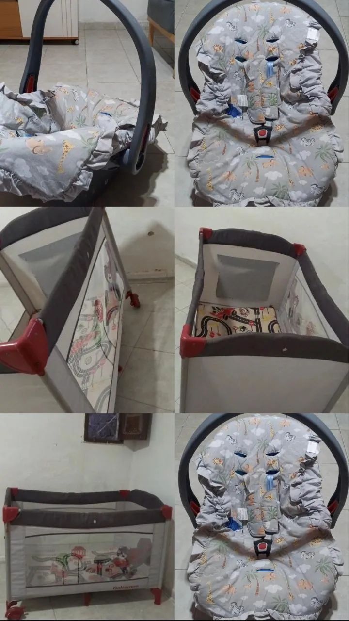 Bebê conforto e berço