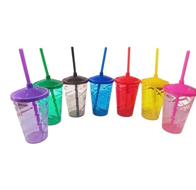 10 Copo Twister de acrílico 400 ml 
