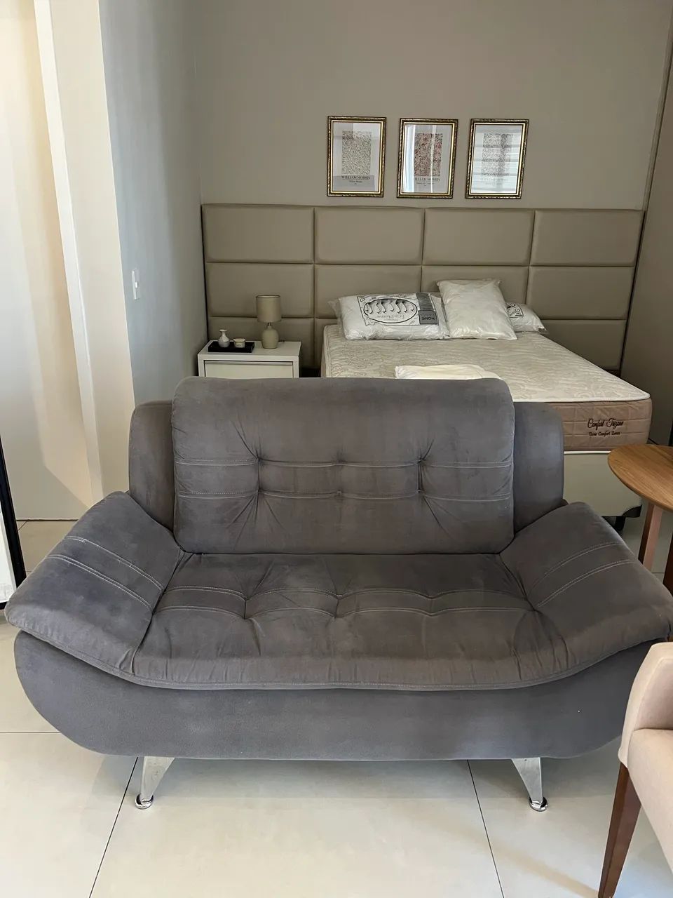 Sofá 2 lugares higienizado