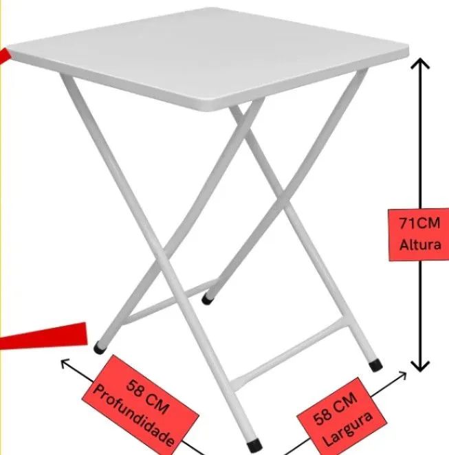 CONJUNTO DE MESA COM 4 CADEIRAS EM AÇO!!! - Foto 2