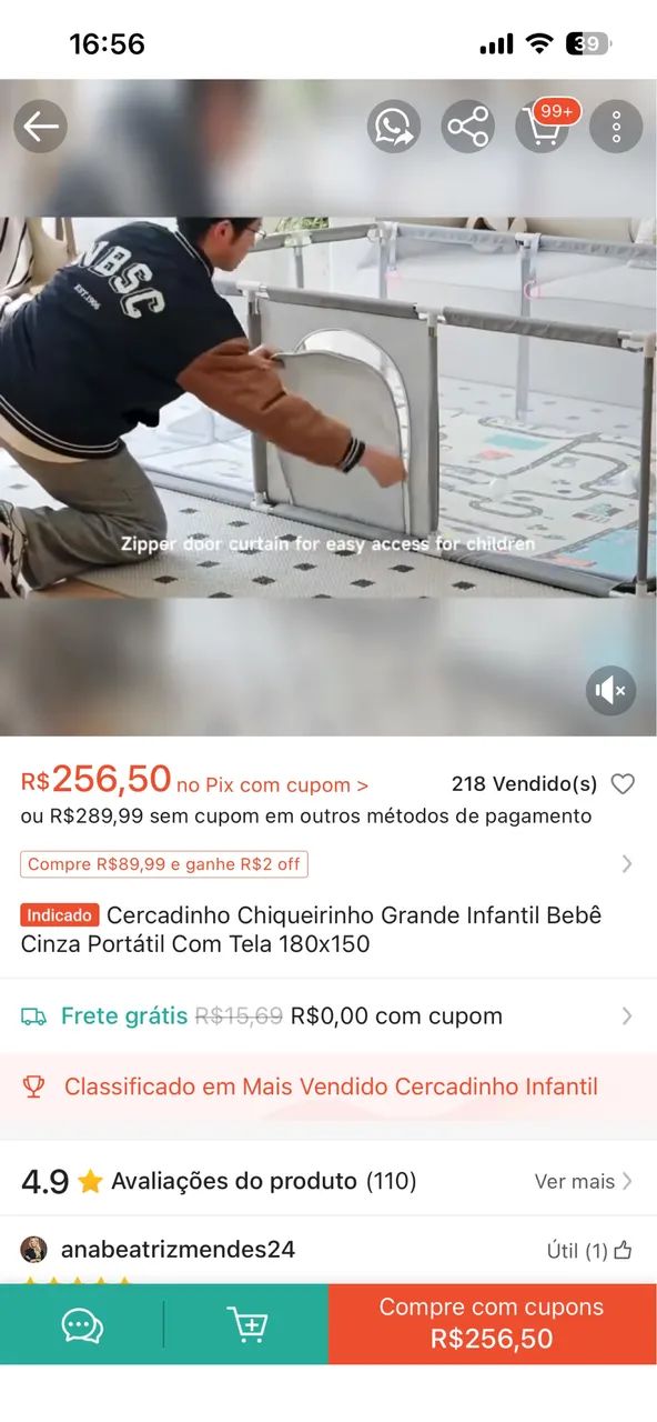 CERCADINHO INFANTIL  - Foto 2