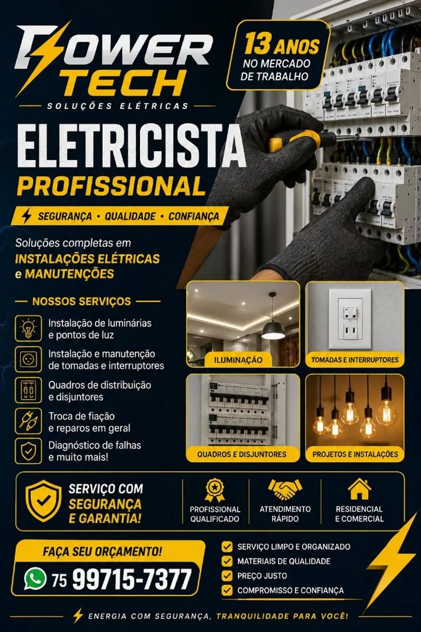 Eletricista Residencial e Comercial | Power Tech - Foto 2