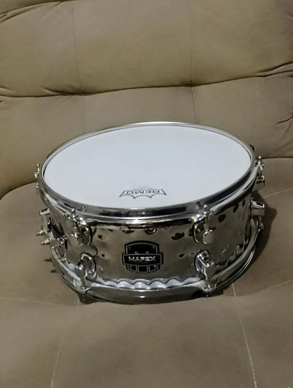 Caixa Mapex Aço 12x5 Martelada - caixa bateria 12 polegadas 