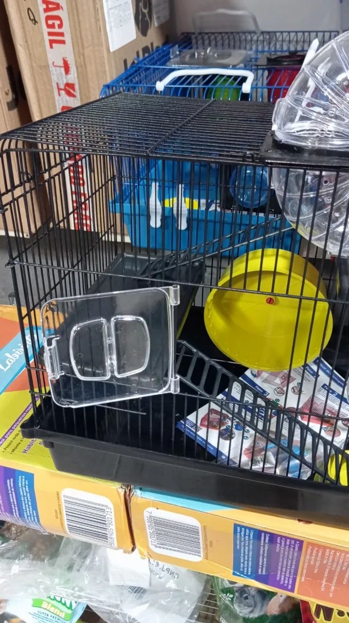 Gaiola com Tubos para hamster e roedores , a pronta entrega! - Foto 4