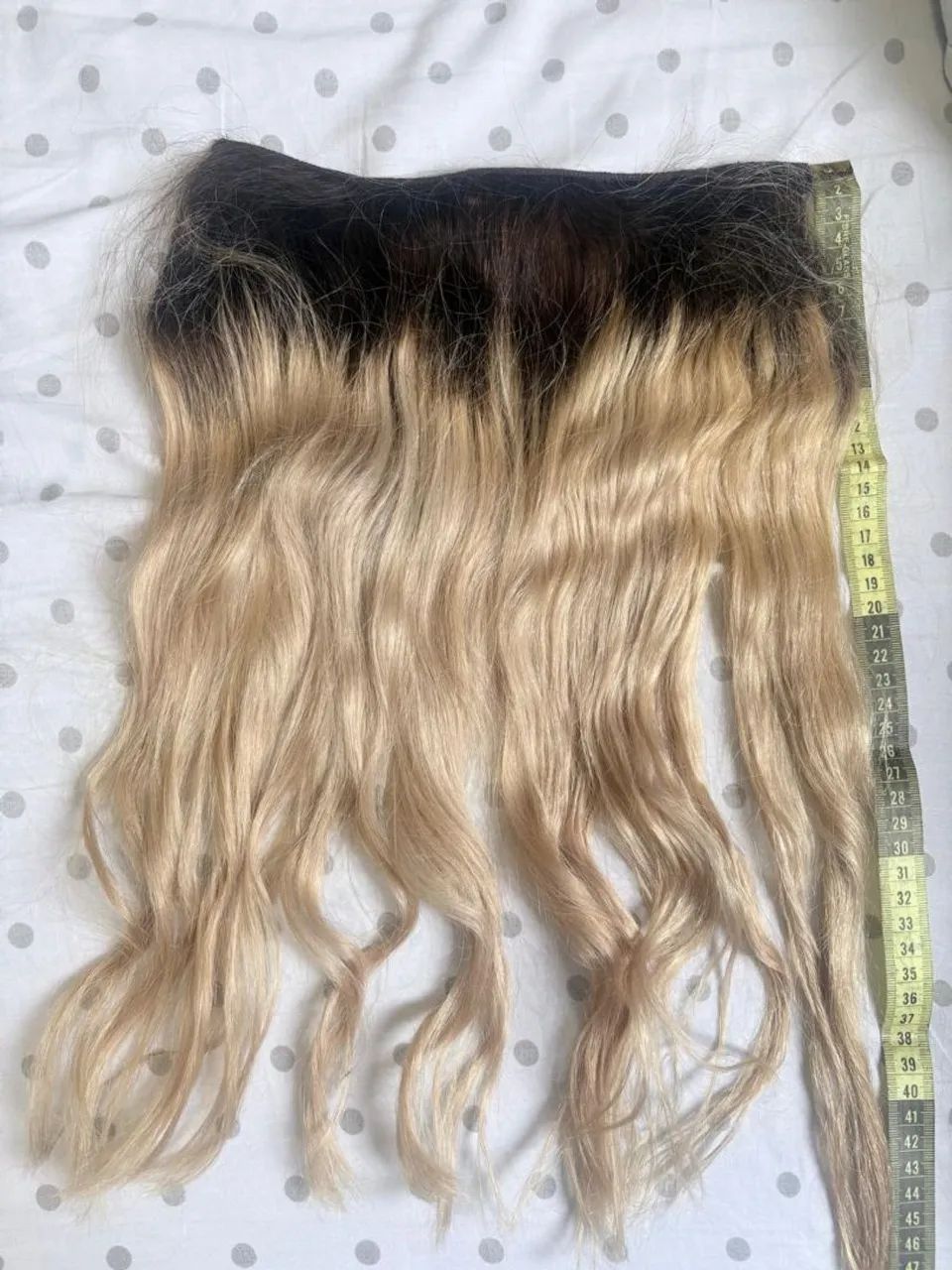 Mega de cabelo humano ja na rede com tic tac 47cm.