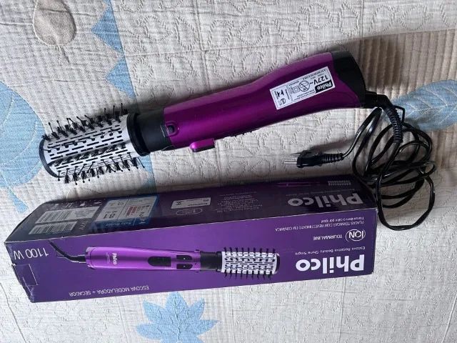 Escova modeladora+secador Philco