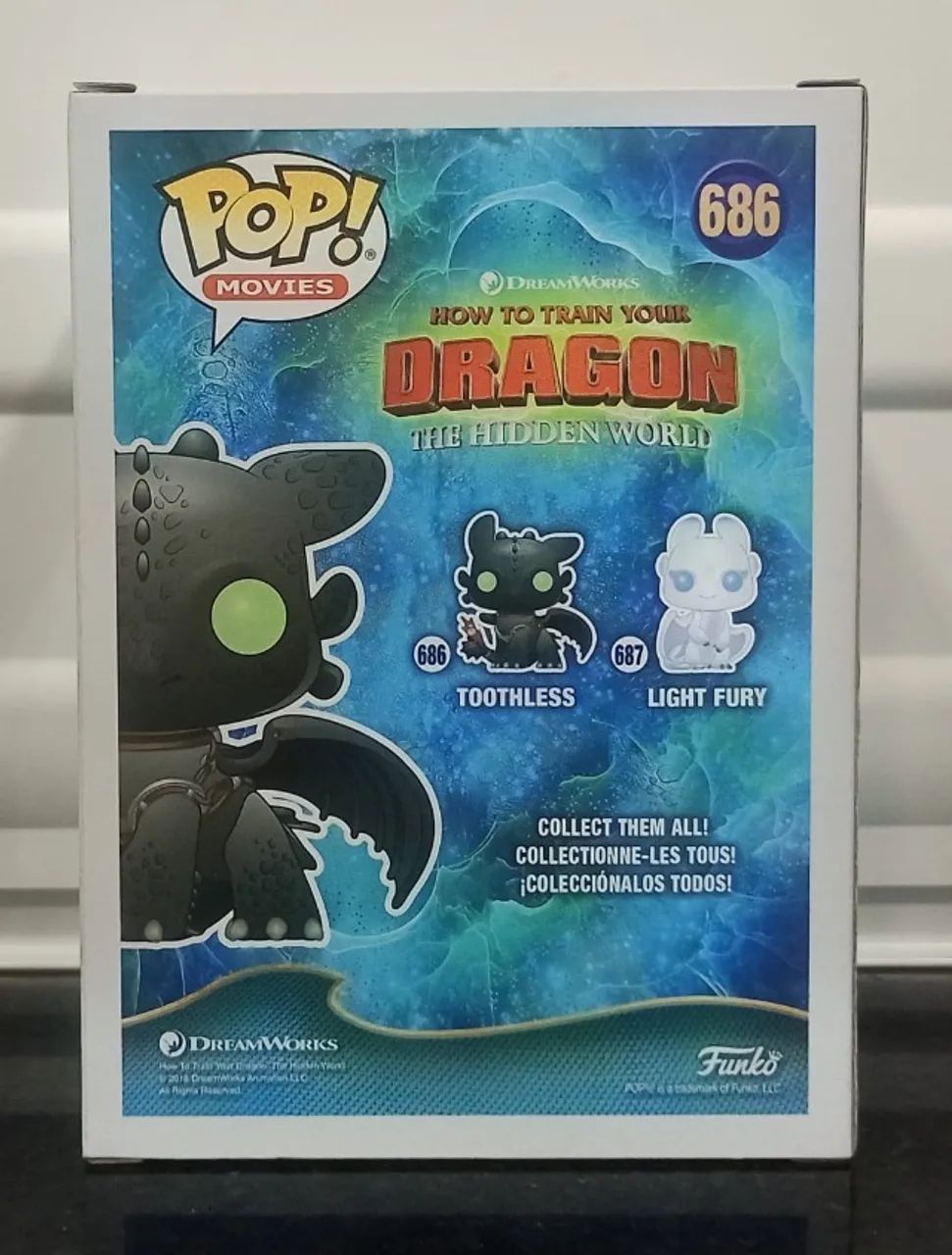 funko pop 686 toothless banguela como treinar seu dragão - Foto 3