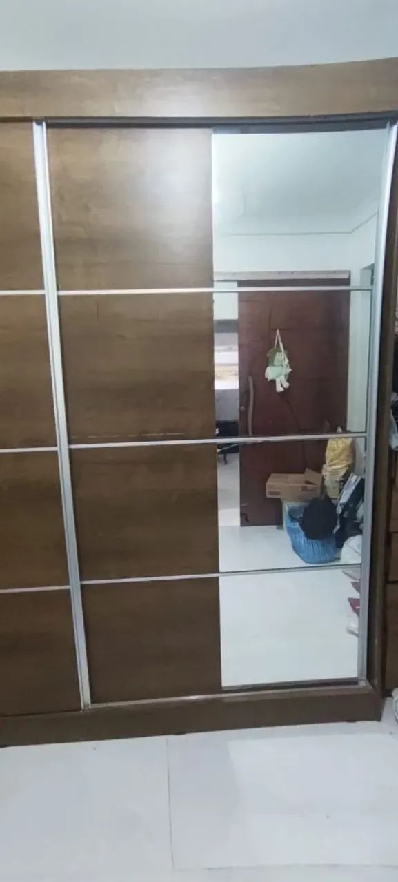 GUARDA ROUPA CASAL COM ESPELHO - Foto 2